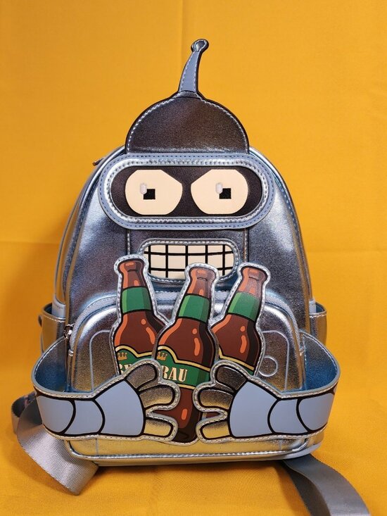 Loungefly Futurama Bender Cosplay WonderCon Limited Edition Mini Backpack NEW main image 4